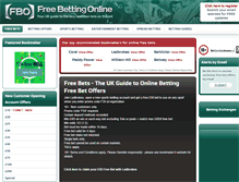 Tablet Screenshot of freebettingonline.co.uk